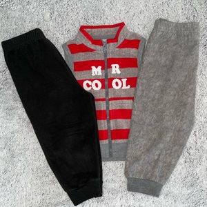 George Fleece “Mr Cool” Vest and Pants- Set of 2 - Size 12-18 Months